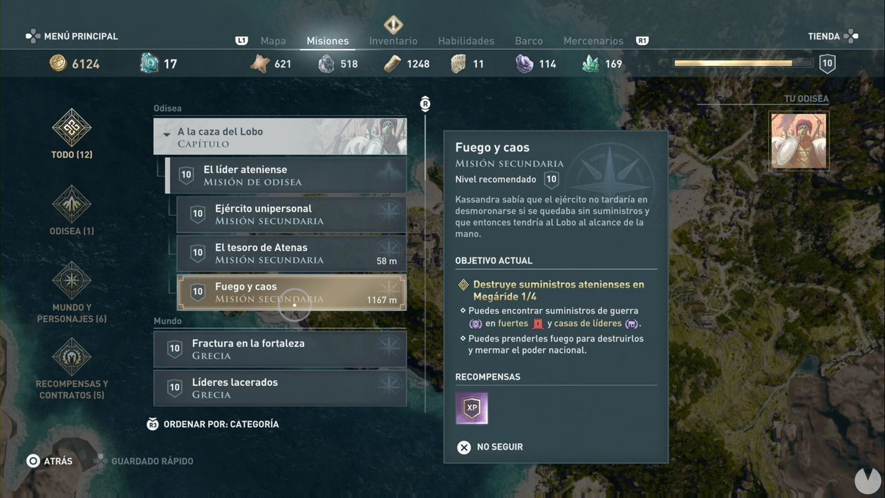 Fuego y caos en Assassin's Creed Odyssey - Misin secundaria - Assassin's Creed Odyssey