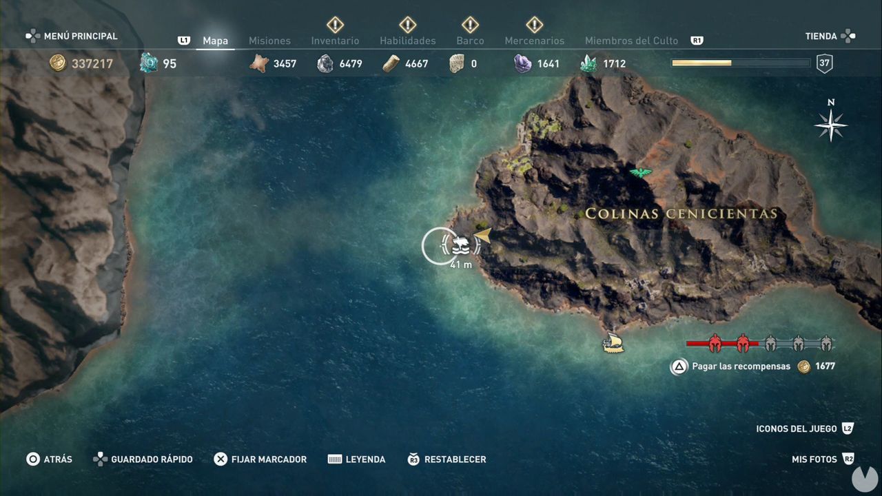 Islas volcánicas en Assasin's Creed Odyssey: TODAS las ubicaciones