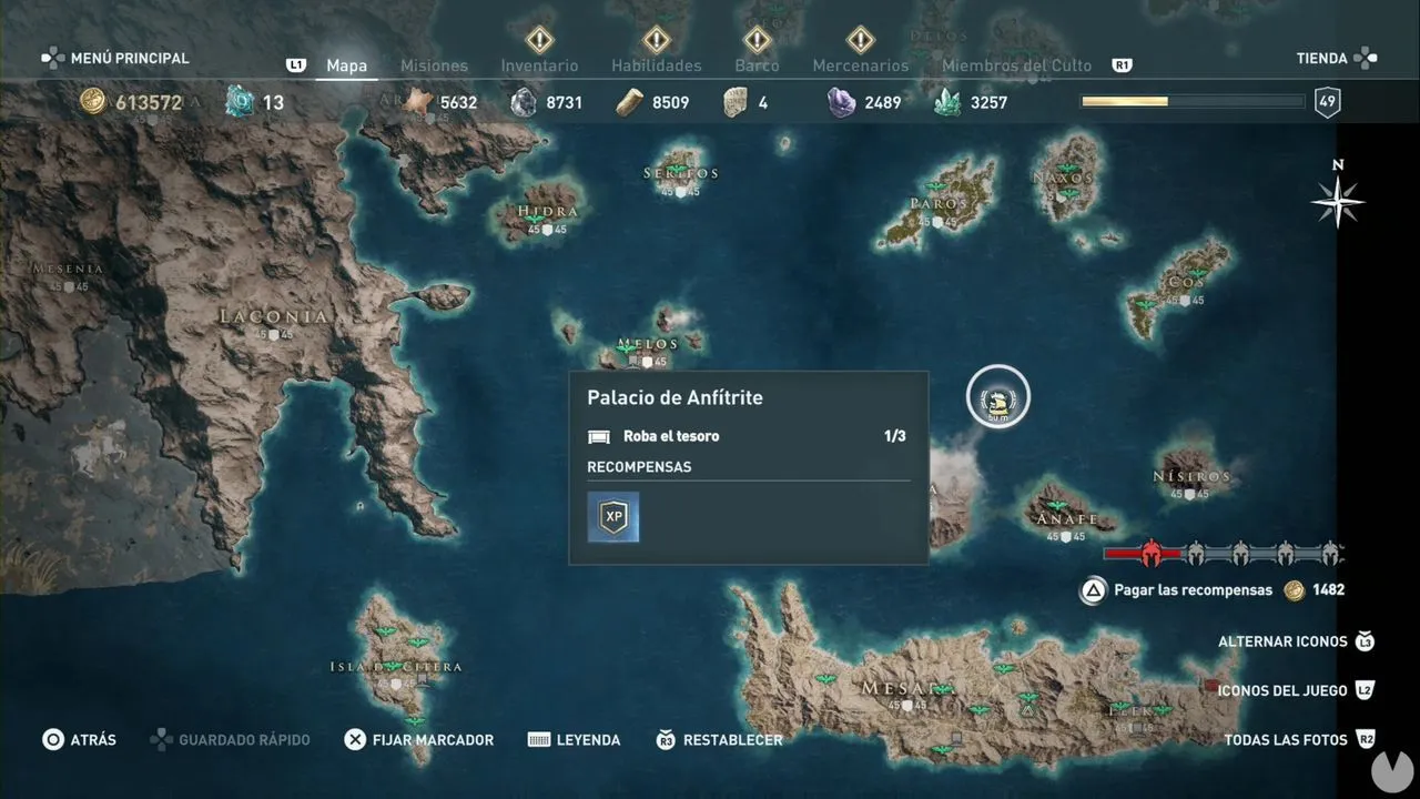 Tridente de Poseidón - Lanza Legendaria [Guía] Assassin's Creed Odyssey  (Localización) 