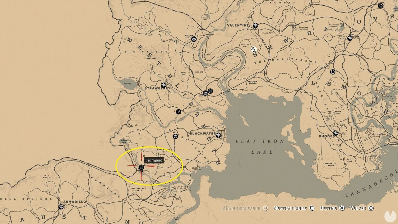 Southern Trapper location - Red Dead Redemption 2