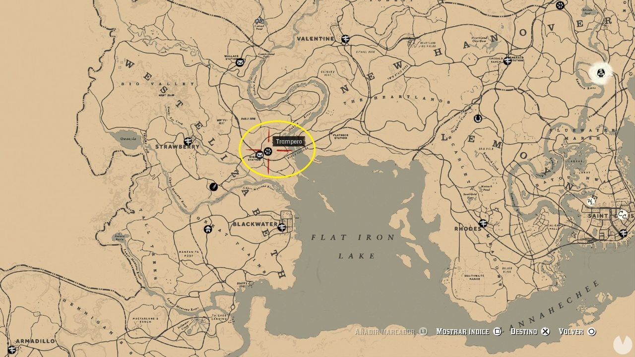 West Elizabeth Trapper location - Red Dead Redemption 2