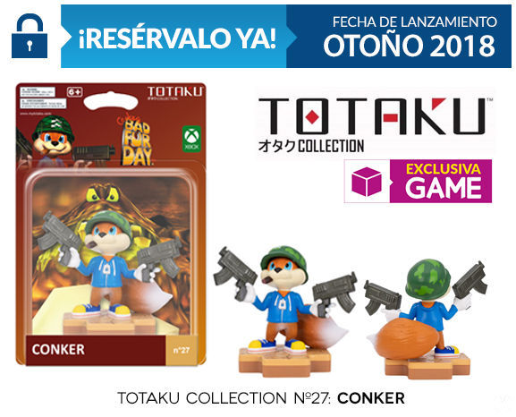 Conker y Banjo y Kazooie se suman a la colección de figuras Totaku en GAME