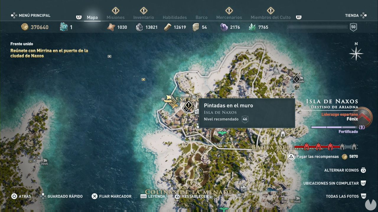 Pintadas en el muro en Assassin's Creed Odyssey Misión secundaria Pintadas en el muro en Assassin's Creed Odyssey Misión secundaria