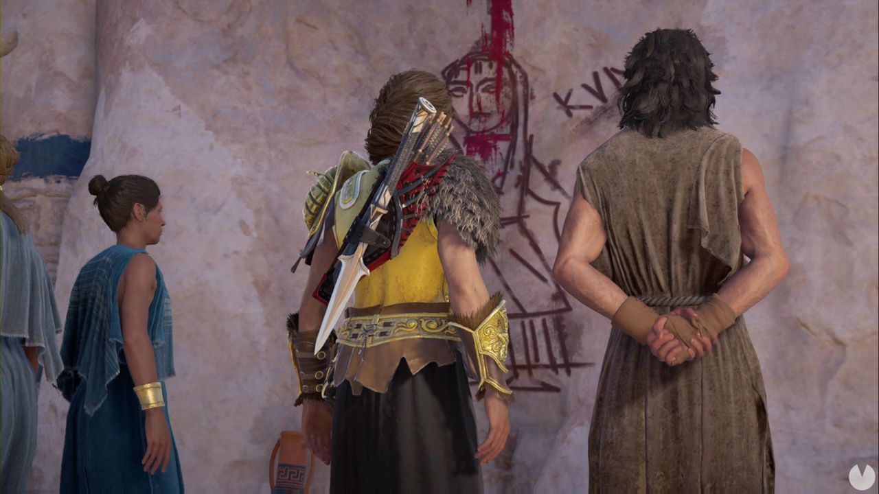Pintadas en el muro en Assassin's Creed Odyssey - Misin secundaria - Assassin's Creed Odyssey