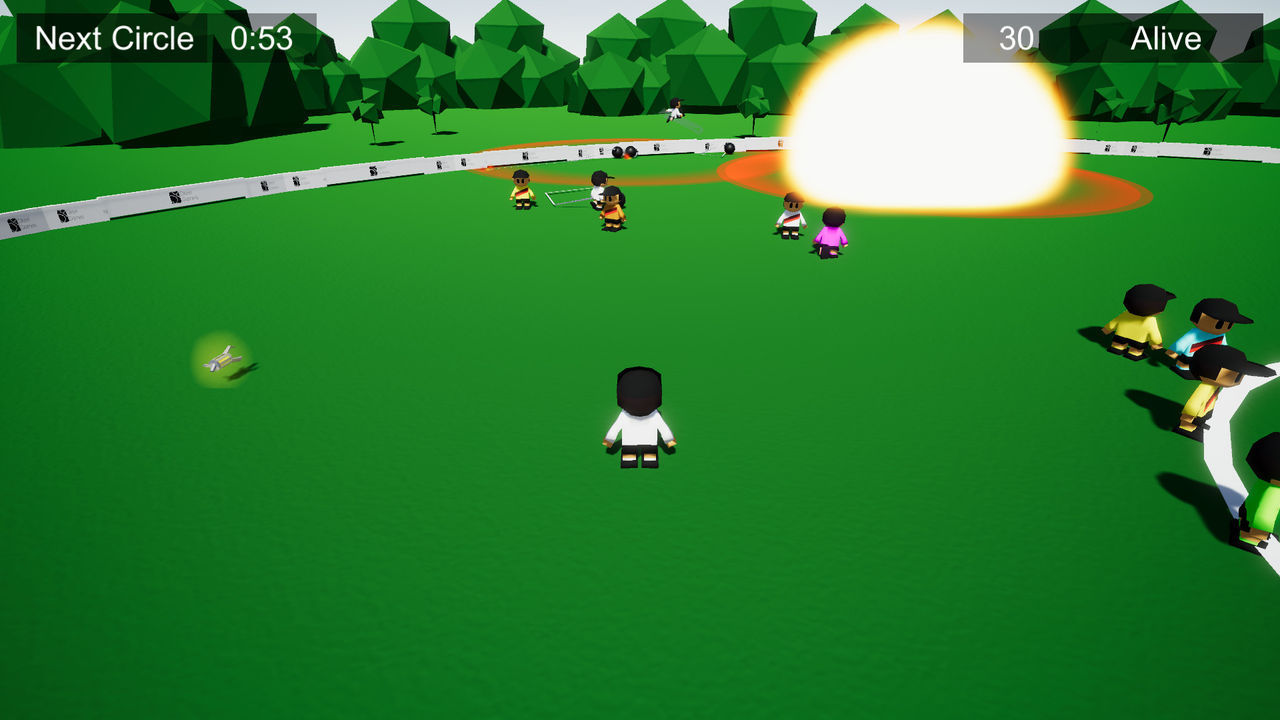 this is Soccer, Battle Royale, a 'battle royale' themed football