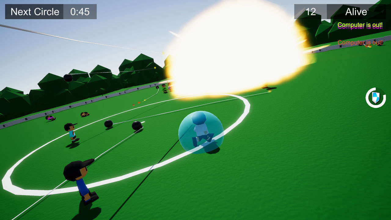 this is Soccer, Battle Royale, a 'battle royale' themed football