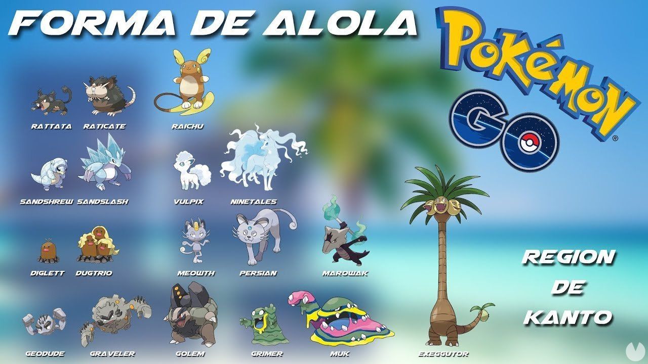 Pokémon Go Todos Los Pokémon De Alola 7ª Gen Y Cómo Conseguirlos