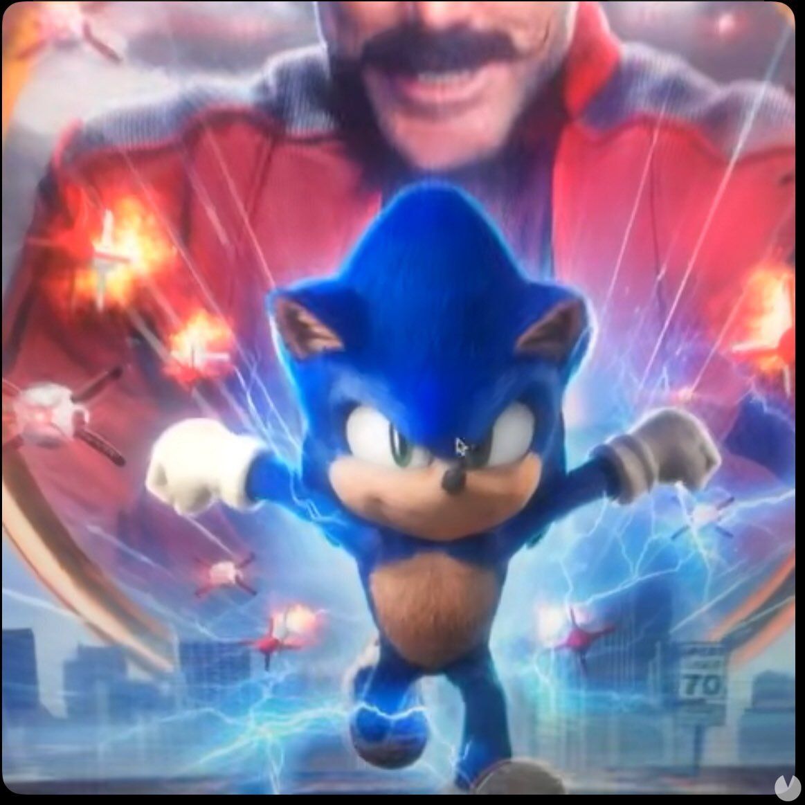 Película de Sonic: Se filtra otra imagen del rediseño del protagonista