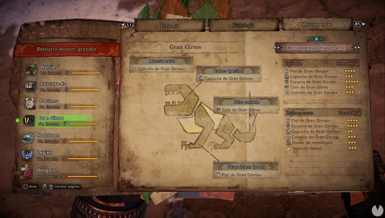 Gran Girros en Monster Hunter World cómo cazarlo y