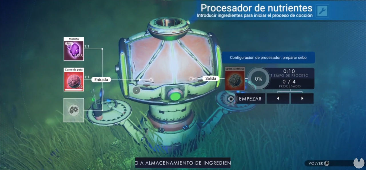 No Man's Sky: TODAS las recetas de Cebos e ingredientes para criaturas