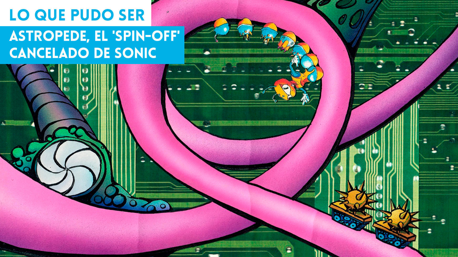 Astropede, el 'spin-off' cancelado de Sonic