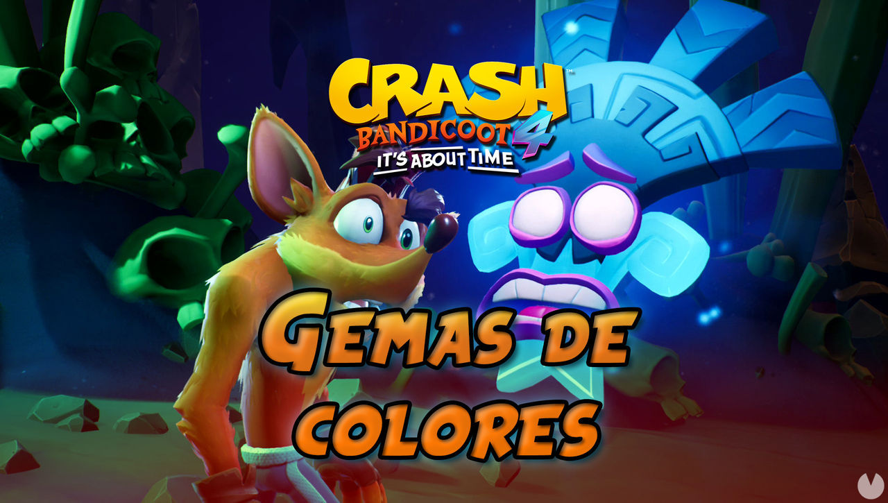 TODAS las gemas de colores de Crash Bandicoot 4 y cmo conseguirlas - Crash Bandicoot 4: It's About Time