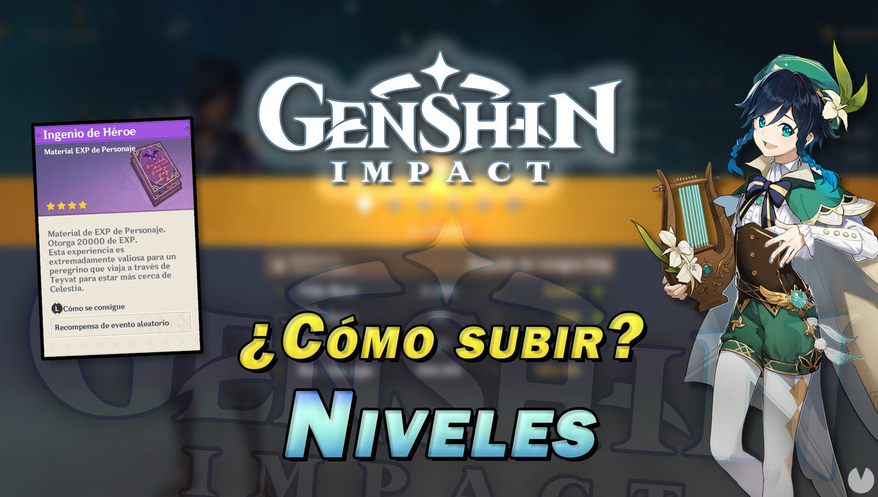 Genshin Impact: Cmo subir el nivel de los personajes y ascenderlos - Genshin Impact