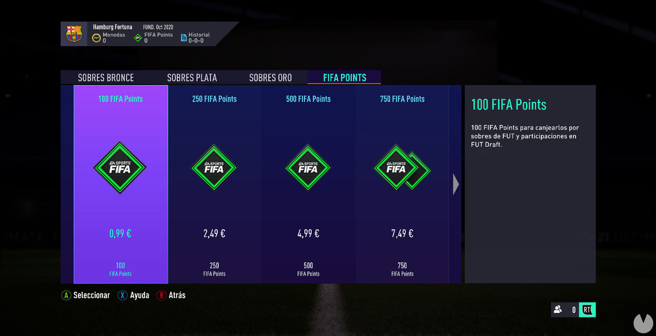 FIFA 21: ¿Cómo conseguir FIFA Points en FUT y para qué sirven?