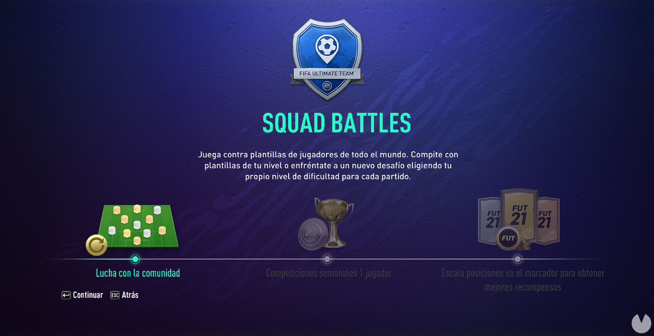 Во сколько награды за squad battles fifa 21