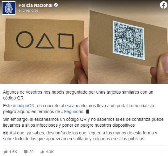 Código QR Juego del Calamar