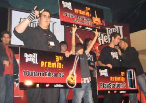 Primer Desaf�o 'Guitar Hero'.