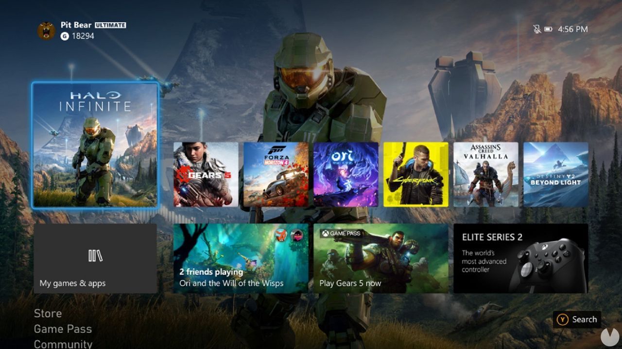 Las consolas Xbox se actualizan con interfaz 4K en Series X, Modo Noche y más