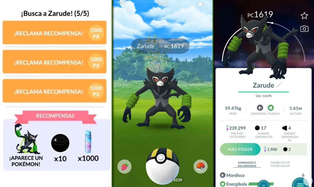 Zarude chegará a Pokémon GO