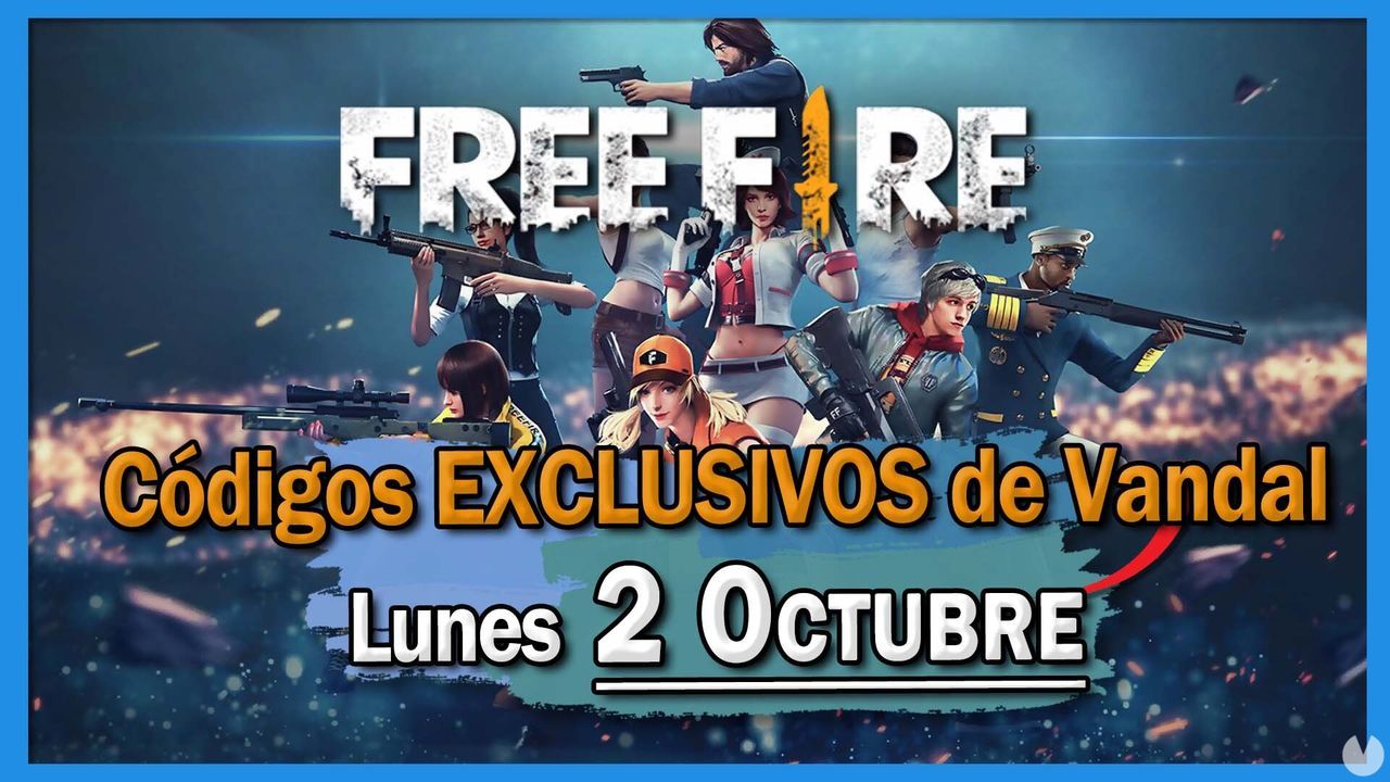 Free Fire: regalamos 20 códigos exclusivos de recompensas, ¡date prisa! (04/10)