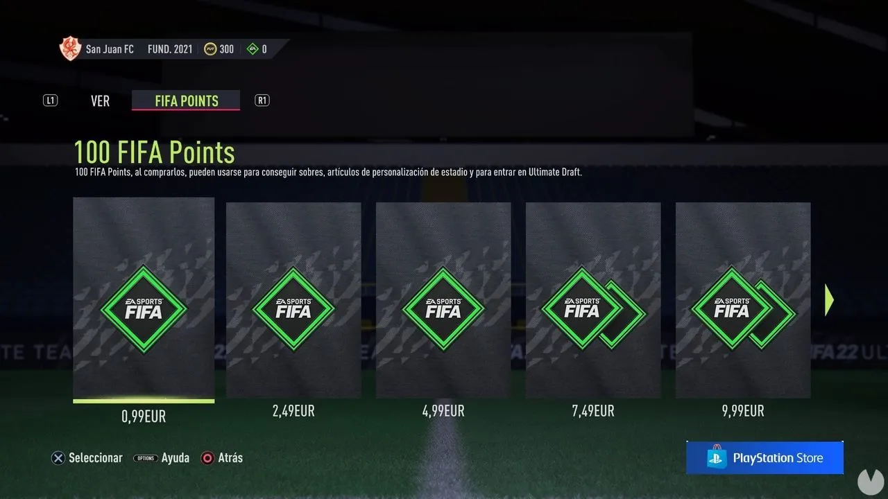 ¿Cuánto valen 12 mil FIFA Points