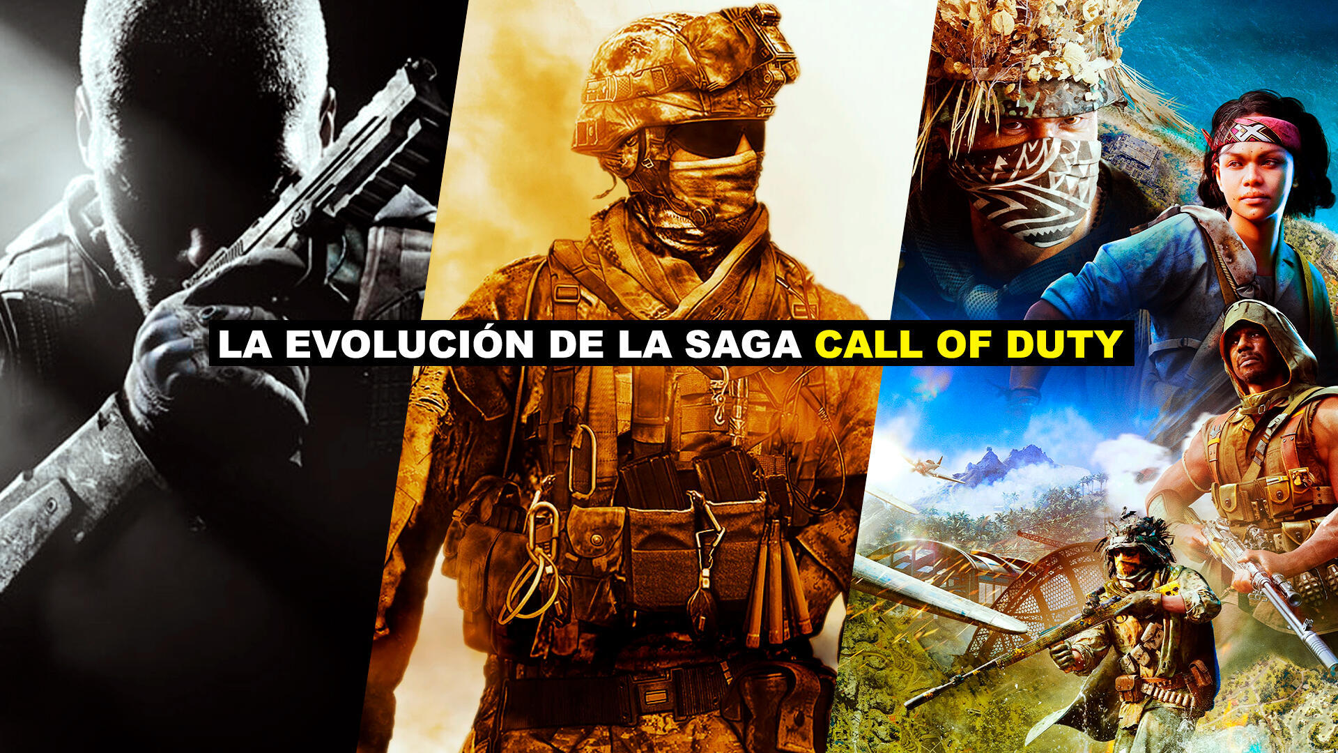 La evolucin de la saga Call of Duty, el shooter multijugador que cambi la industria