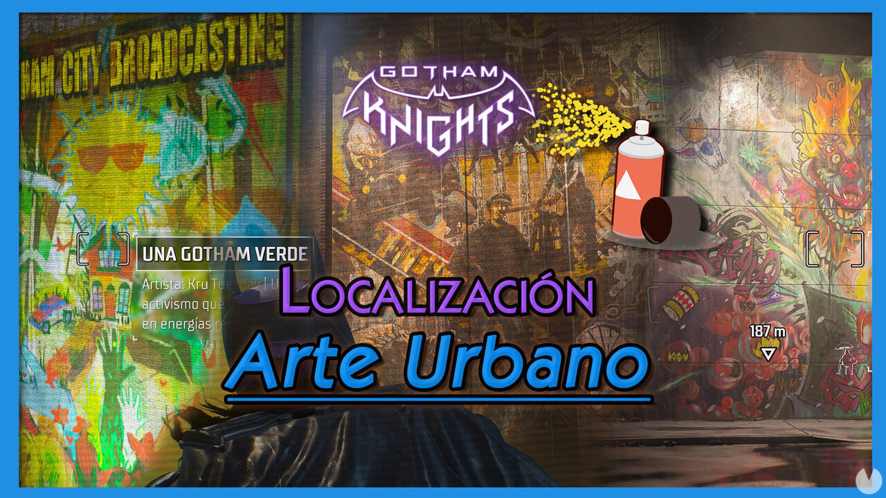 Gotham Knights: TODAS las pintadas de Arte urbano (Localizacin) - Gotham Knights