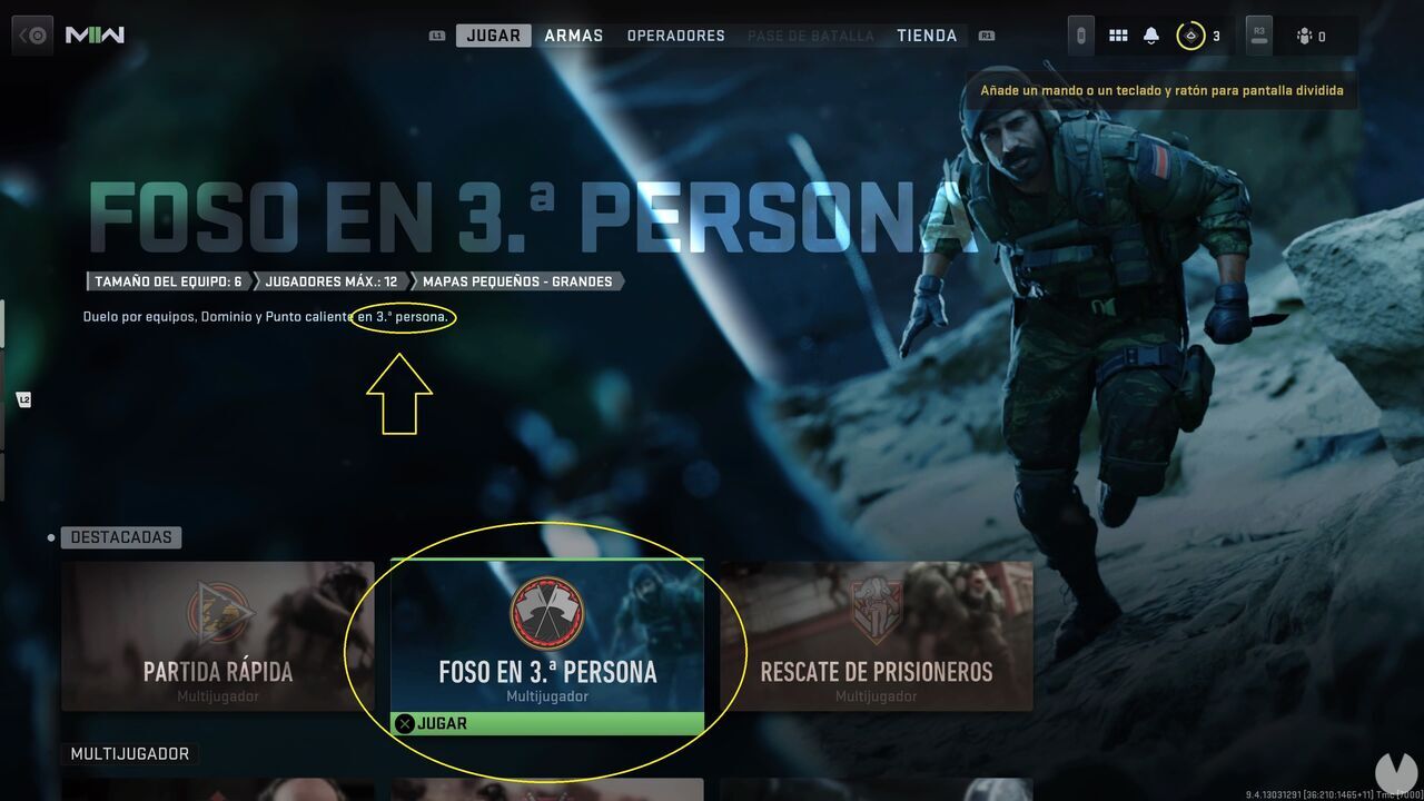 CoD Modern Warfare 2: Cómo jugar con cámara en tercera persona