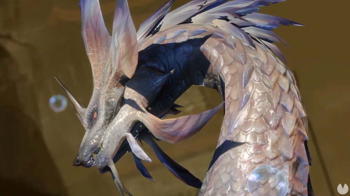 Mizutsune Violeta en Monster Hunter Rise
