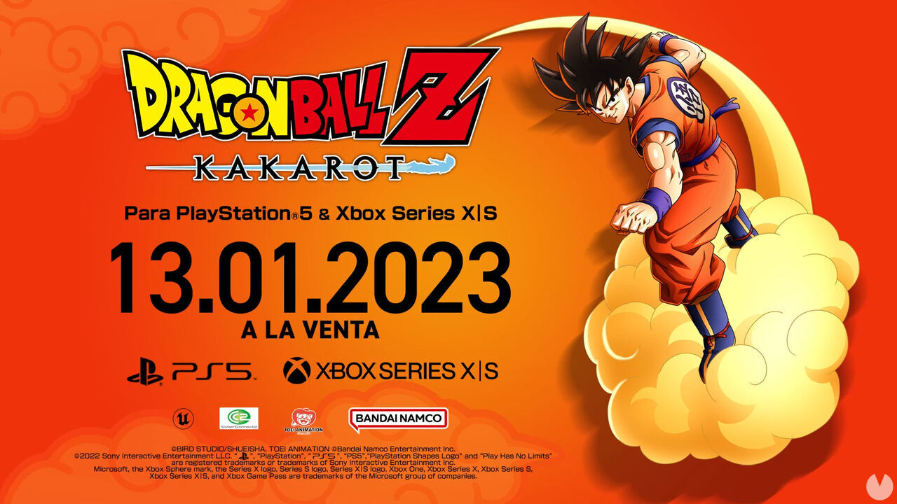 Dragon Ball Z: Kakarot llegará a PS5 y Xbox Series el 13 de enero
