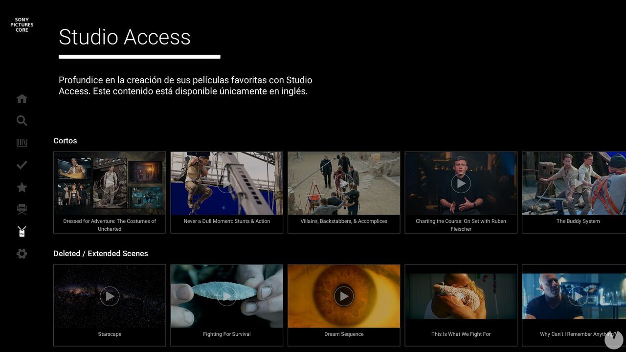 Así funciona Sony Pictures Core, la app para PlayStation con 2000 ...