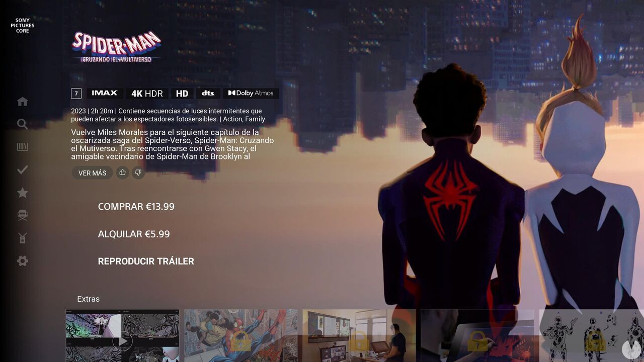 Así funciona Sony Pictures Core, la app para PlayStation con 2000 ...