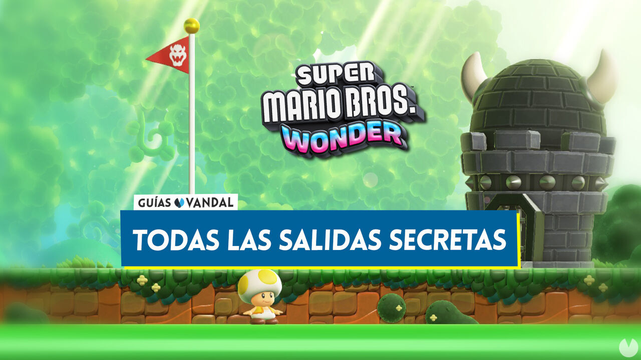 TODAS las salidas secretas de niveles en Super Mario Bros. Wonder y dnde estn - Super Mario Bros. Wonder