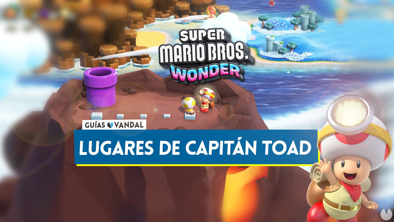TODOS los lugares ocultos del Capitn Toad en Super Mario Bros. Wonder - Localizacin - Super Mario Bros. Wonder