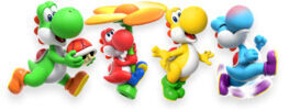 Super Mario Bros. Wonder - Todos los personajes: Yoshis