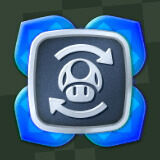 Super Mario Bros. Wonder - Insignia Superchampiñón automático