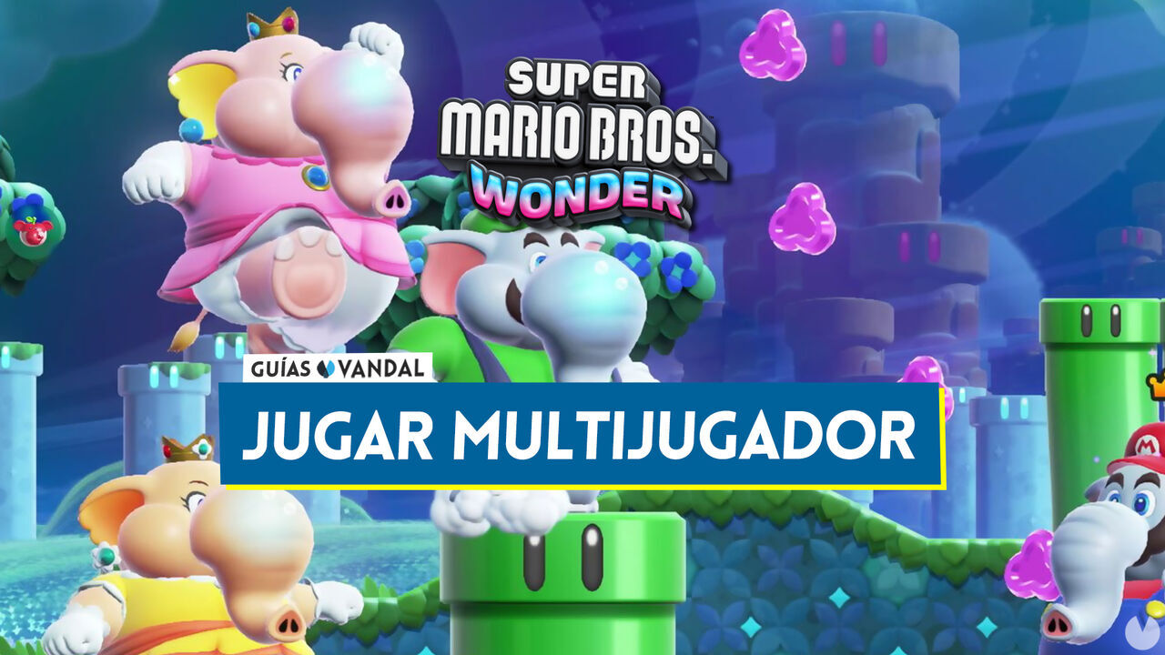 Multijugador en Super Mario Bros. Wonder: Cmo jugar con amigos coop y online? - Super Mario Bros. Wonder