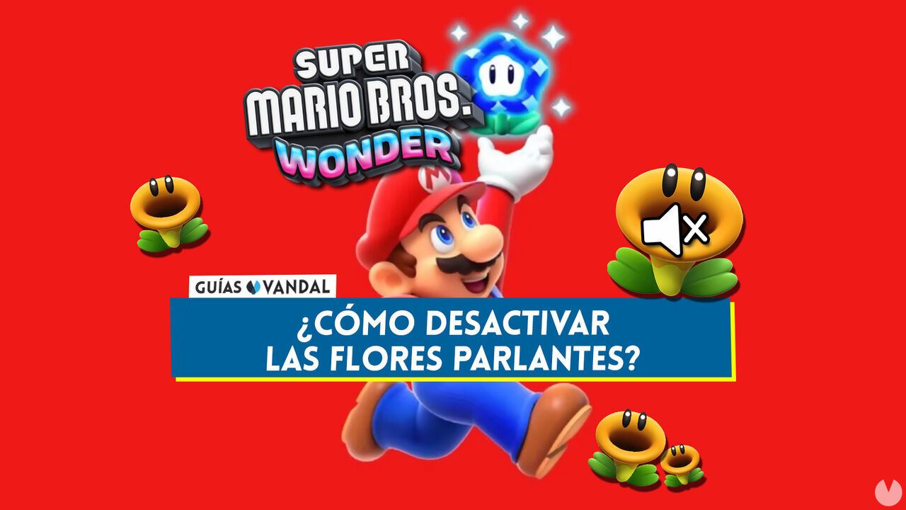 Super Mario Bros. Wonder: Cmo desactivar la voz de las flores parlantes? - Super Mario Bros. Wonder