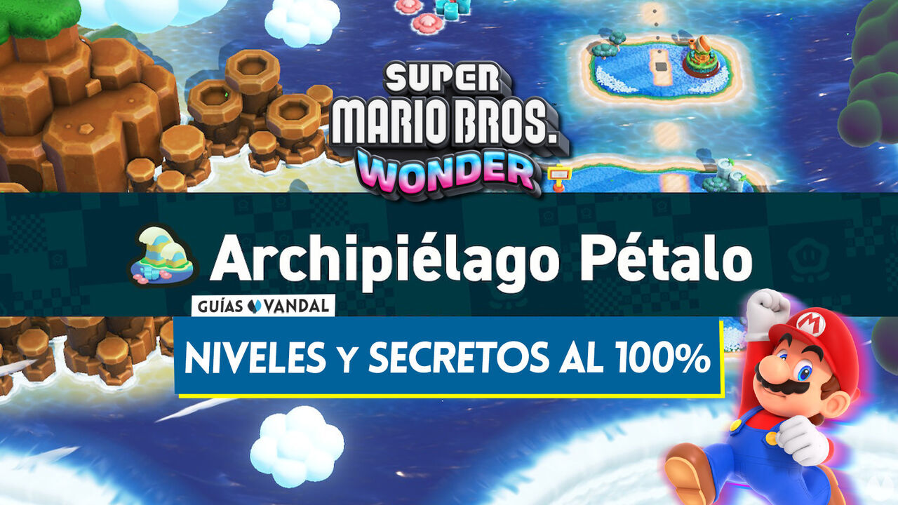 Archipilago Ptalo al 100% en Super Mario Bros. Wonder: Niveles y secretos - Super Mario Bros. Wonder