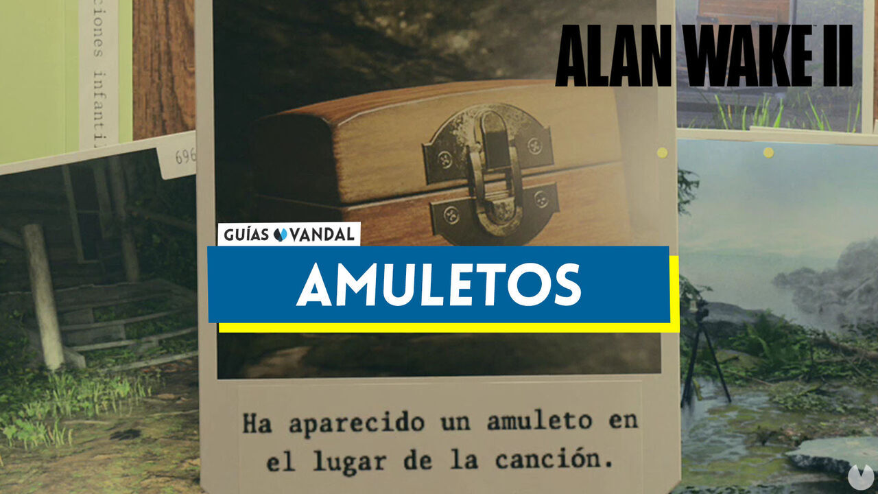 TODOS los amuletos en Alan Wake 2, cmo conseguirlos y efecto - Alan Wake 2