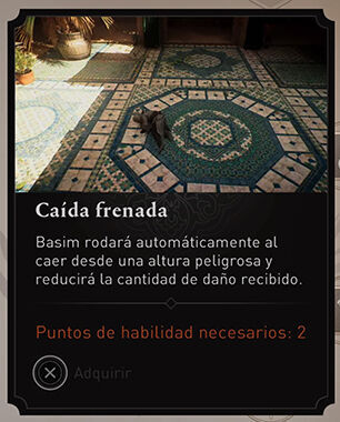 Assassin's Creed Mirage - Mejores habilidades para comprar primero: Caída frenada