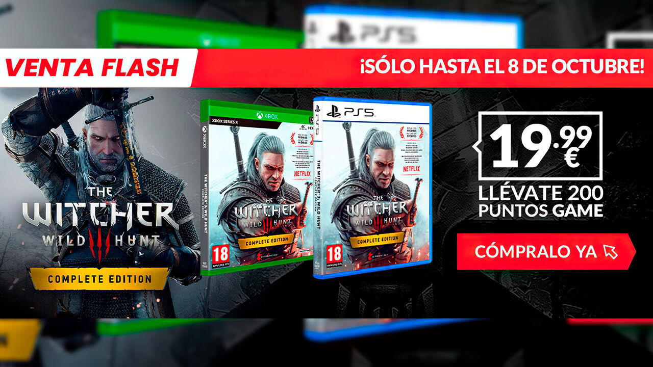 Consigue The Witcher 3: Complete Edition para PS5 o Xbox Series X de oferta  en GAME por 19,99 euros - Vandal