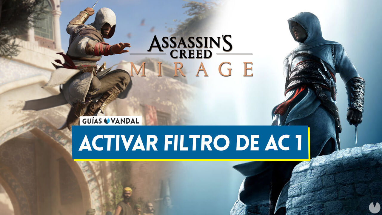 Assassin's Creed Mirage: Cmo activar el filtro de color del primer Assassin's Creed - Assassin's Creed Mirage