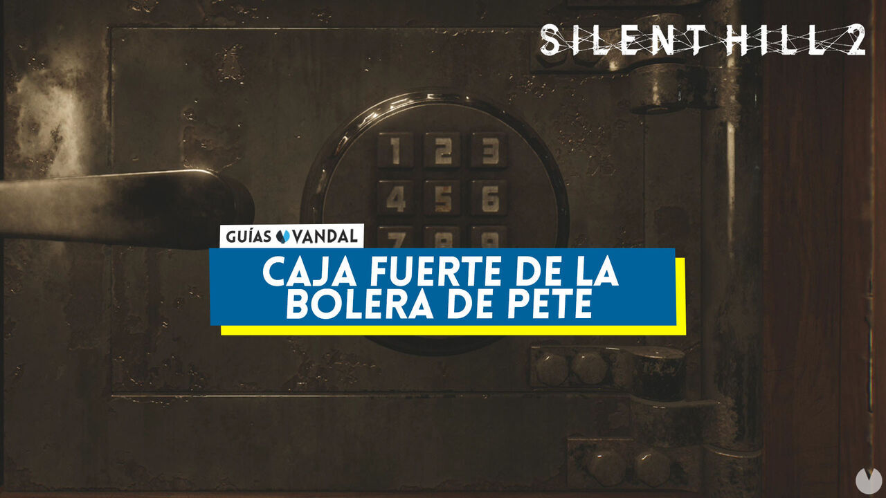 Caja fuerte de la bolera de Pete y solucin en Silent Hill 2 Remake - Silent Hill 2 Remake