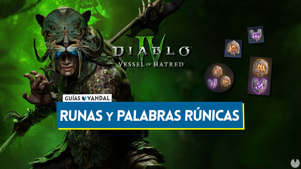 Palabras rnicas en Diablo 4: TODAS las runas, cmo conseguirlas y efectos - Diablo 4