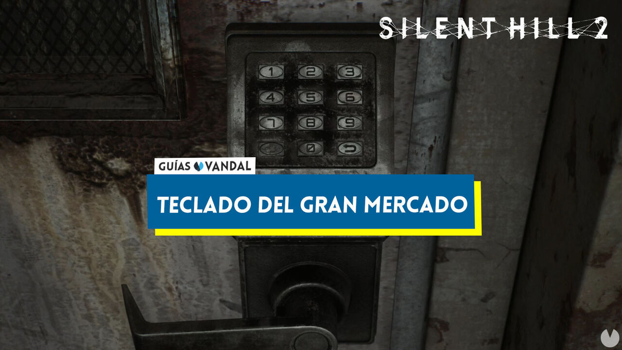 Teclado del Gran Mercado y solucin en Silent Hill 2 Remake - Silent Hill 2 Remake