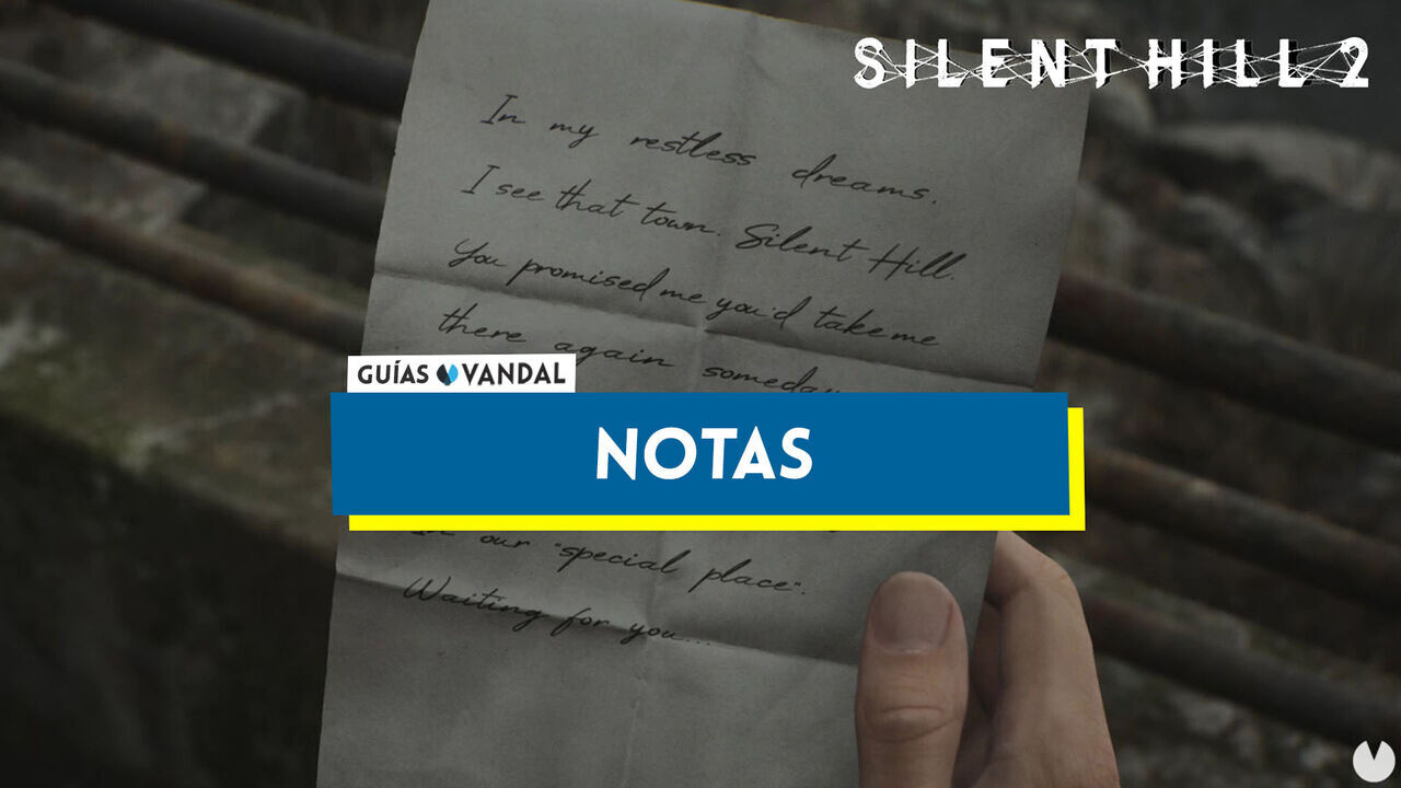 TODAS las notas en Silent Hill 2 Remake y localizacin - Silent Hill 2 Remake