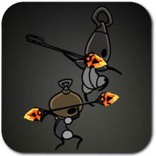 Hollow Knight Silksong - Diario de caza: Hermanos mayores Signis y Gron