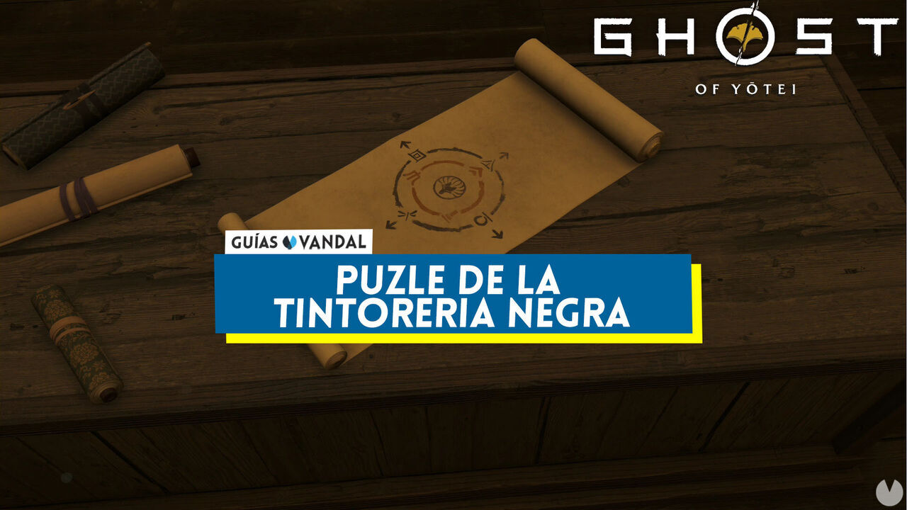 Ghost of Yotei: cmo resolver el puzle de la tintorera negra - Ghost of Yotei
