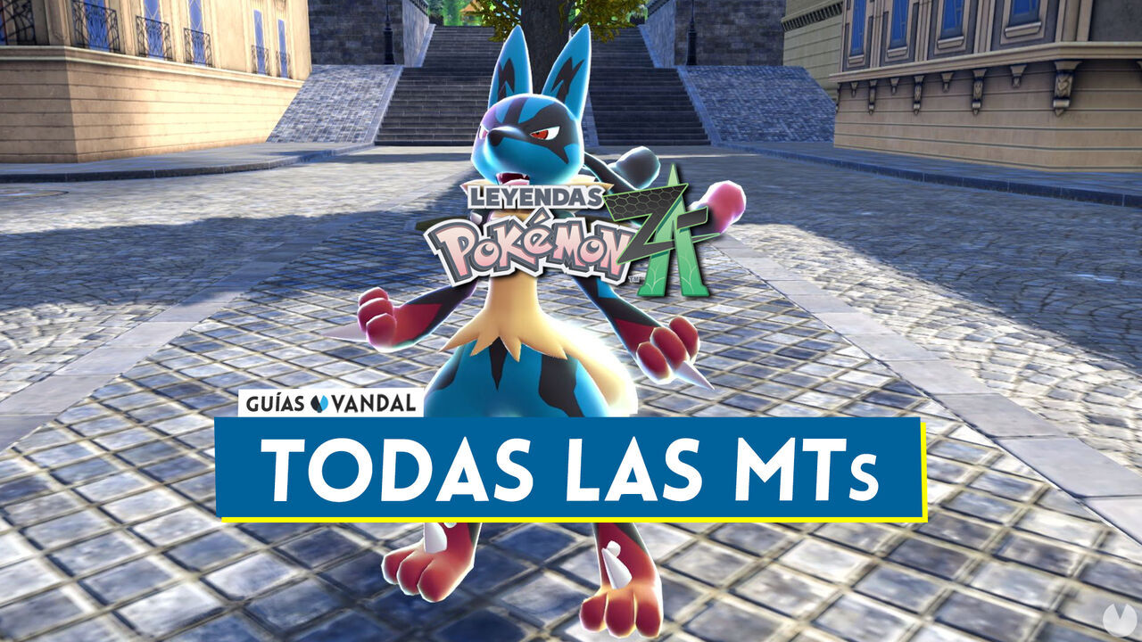 Todas las MT en Leyendas Pokmon Z-A, cmo conseguirlas y localizaciones - Leyendas Pokmon Z-A